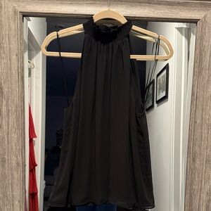Halogen Black Sleeveless Blouse